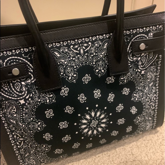 YSL Saint Laurent Bandana Baby Sac de Jour NEW - Picture 2 of 14